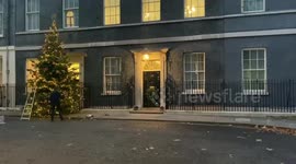 Prime holiday season: Number 10 Christmas tree making appearance
