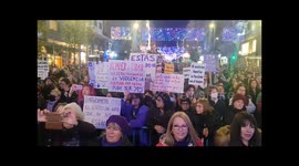 International Day for the Elimination of Violence against Women sees thousands demonstrate in Madrid, Spain