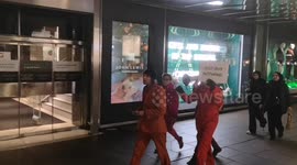 Protestors from The Stop Shopping Choir protest in Oxford Street trying to encourage people not to buy on Black Friday