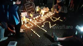 Chinese community gathers in Sydney at candlelit vigil in memory of Urumqi fire victims