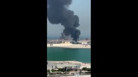 Massive fire breaks out near FIFA World Cup venue in Lusail, Qatar