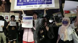 Urumqi victims candlelight memorial event in Sydney, Australia