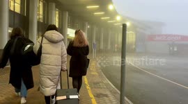 Flights diverted from Leeds Bradford Airport due to dense fog