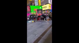 NYC Time-square street entertainment!!! These guys are good part 1