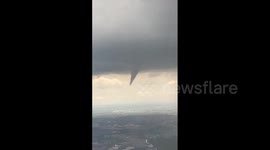 Up close and personal with a funnel cloud near Johannesburg, South Africa