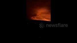 'Gnarly and beautiful' says woman looking at Mauna Loa volcano in Hawaii