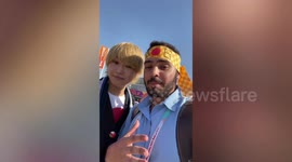 Enthusiastic Japan fans dress up at World Cup in Qatar