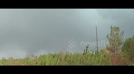 Possible tornado spotted near Jackson, Alabama
