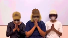 Three Thai men arrested for posing in lingerie next to Buddhist temple in Thailand