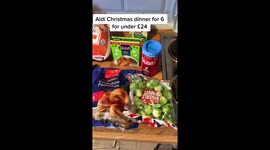Man reveals how he made Christmas dinner for 6 for under £25