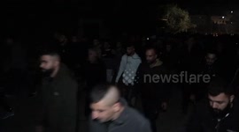 Mourners carry the body of Palestinian Mohammed Al-Saadi who was shot killed by Israeli forces during his funeral