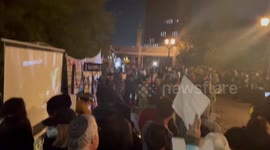 Chinese students protest at University of Southern California