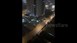 Floods hit Santa Catarina, Brazil