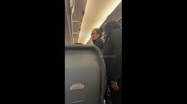 Frontier Airlines - couple forces all of the passengers to deplane after rushing on sans boarding pass.