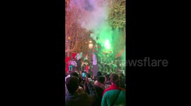 World Cup 2022: Fans Celebrate After Morocco Beats Canada And Books Round Of 16 Spot