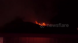 House Fire on Fordshire in South Houston, US