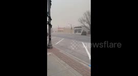 Kansas slammed with massive dust storm