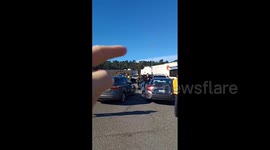 At least 4 injured after bus crashes into vehicles outside shopping center in Daly City, California