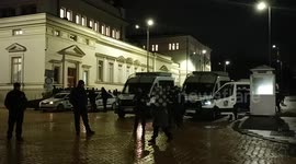 Protest against the return of voting with paper ballots in Sofia, Bulgaria