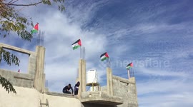 The family of the Palestinian youth Ammar Mefleh, shot at point-blank by Israeli solider following scuffle in the West Bank city of Nablus
