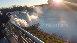 Niagara Falls view from Buffalo, New York