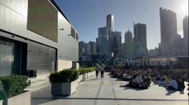 Huge crowds watch Socceroos lose to Argentina in World Cup last 16 match, Sydney, Australia