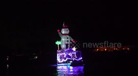 Two months after Hurricane Ian, Florida celebrates with a Christmas boat parade
