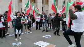 Iranians in Manchester march against Tehran regime