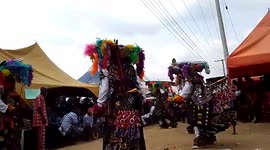 African cultural display