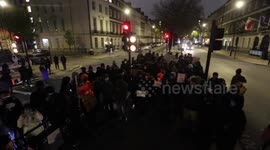 Protest outside Chinese embassy in London