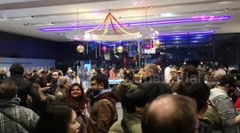 The last hour of the Museum of London before it shuts for good on its Barbican site before relocating to its new site in 2026. People packed out the Museum in record-breaking numbers whilst the gift shop had the longest queue it ever had as people bought
