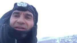 Mountain leader explains dramatic weather conditions in A wet, windy and very cold Brecon Beacons UK