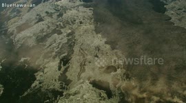 Helicopter footage of intense aftermath of Hawaii's Mauna Loa Volcano eruption after near 40-year lull