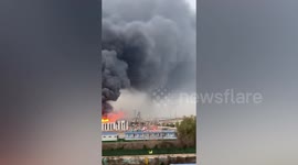 Huge fire breaks out at Chinese construction site, killing 5