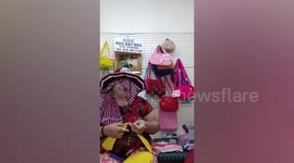 Inspiring acid attack victim becomes popular selling handmade bags online in Cambodia