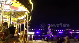 Funfair rides and Glide skating rink add to ultimate shopping experience at Battersea Power Station