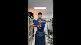 Chinese university student does dance challenge to World Cup anthem
