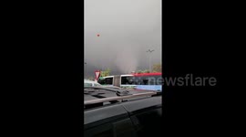 Tornado sweeps through Marbella, Spain, during severe storms