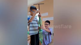 Chinese students launch DIY rocket to pay tribute to returning astronauts