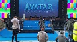 London's Leicester Square prepares for 'Avatar 2' premiere