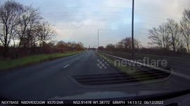 70mph near miss car crash - Derbyshire