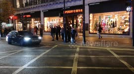 Morocco fans celebrate beating Spain in Qatar World Cup by honking horns in London