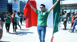 Mexicans Fans Watch The Match Mexico Vs Argentina of FIFA World Cup