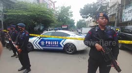 Suspected suicide bombing kills two at Indonesian police station