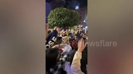 Morocco fans party through the night following World Cup win over Spain