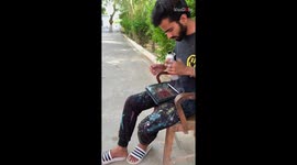 Pakistani Graffiti artist pushes his limits to spread awareness about renewable water sources