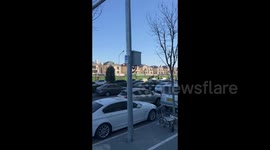 Sirens blasting for Jiang Zemin in Beijing, China