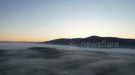 Watch this stunning drone footage of waves of pre-dawn fog rolling across the hills and valleys of Tipperary