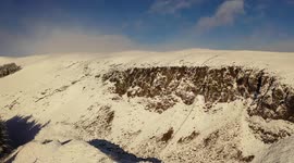 Northern Ireland's Sperrins Mountains covered in snow amid cold spell