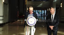 U.S. Senator Charles Schumer press briefing on RSV infection rising among kids in NY, US